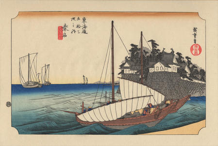 Utagawa Hiroshige: Kuwana - 桑名 - Ohmi Gallery