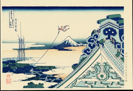 Katsushika Hokusai: Honganji Temple in Asakusa (Totomi Sanchu) - 東都浅草本願寺 - Ohmi Gallery