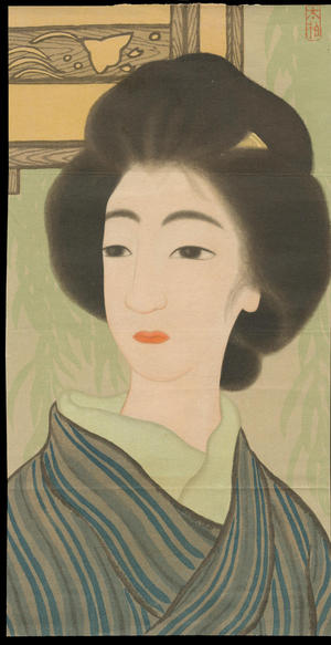 Ishikawa Taihaku: A Serious Expression (1) - Ohmi Gallery