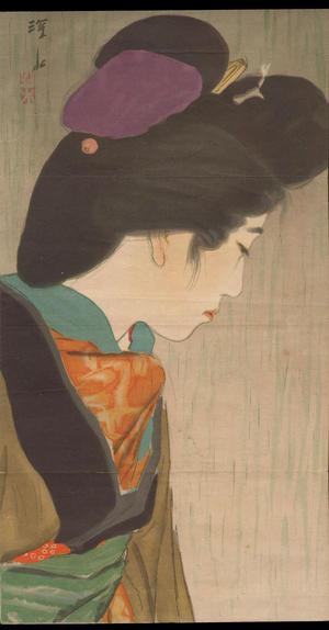 Ito Shinsui: Deep In Thought (1) - Ohmi Gallery