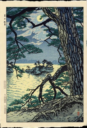 Kasamatsu Shiro: Moon at Matsushima - Ohmi Gallery