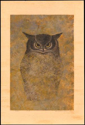 Katsuda, Yukio: No. 65 - Owl (1) - Ohmi Gallery