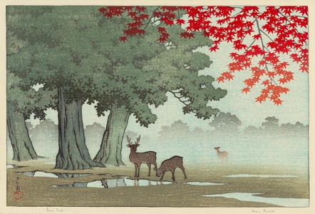 Kawase Hasui: Nara Park - Ohmi Gallery