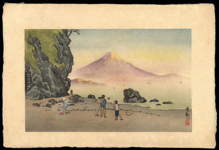 小林清親: Fuji in the Morning - 朝の富士 (1) - Ohmi Gallery