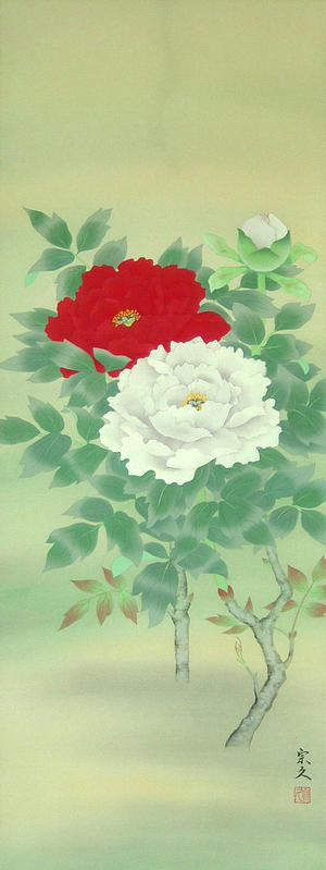 Munehisa: Peonies (1) - Ohmi Gallery