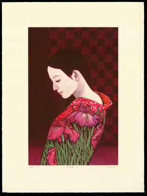Saito Kaoru: Japanese Iris - 花菖蒲 - Ohmi Gallery