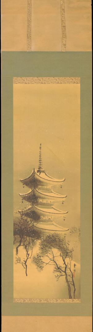 Sesshun: Five-Storey Pagoda (1) - Ohmi Gallery