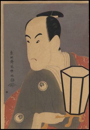 Toshusai Sharaku: Bando Hikosaburo III as Sagisaka Sanai - Ohmi Gallery