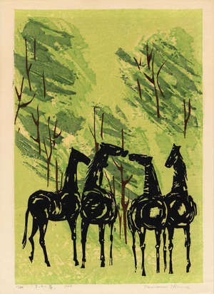 Shima, Tamami: Whispering Horses - ささやく馬 - Ohmi Gallery