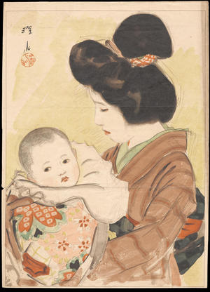 Ito Shinsui: Mother and Child (1) - Ohmi Gallery
