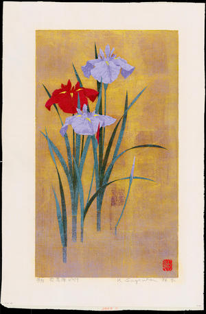 Sugiura Kazutoshi: Iris No 59 - 花菖蒲 Ｎｏ．５９ - Ohmi Gallery