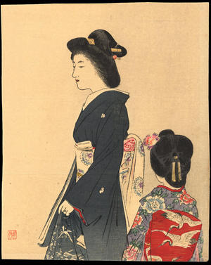 Suzuki, Kason: Mother and Daughter (1) - Ohmi Gallery