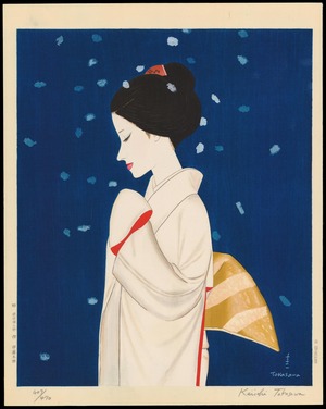 Takasawa Keiichi: Large Snowflakes - ボタン雪 - Ohmi Gallery