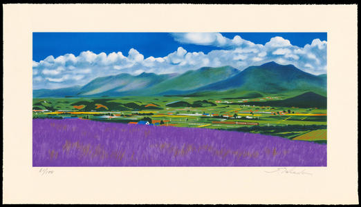 Kuriyama Shigeru: Fragrance of Lavender (Furano in Hokkaido) - ラベンダーの香り - Ohmi Gallery