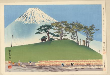 徳力富吉郎: No. 13- Fuji From Honen - 豊年の富士 - Ohmi Gallery