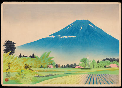 Tokuriki Tomikichiro: Mt Fuji from Gotenba in Summer - 御殿場夏の富士 - Ohmi Gallery