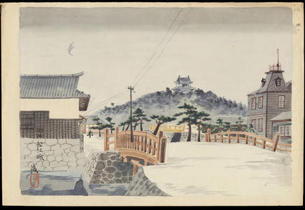 Tokuriki Tomikichiro: Matsue Castle - 松江城 - Ohmi Gallery
