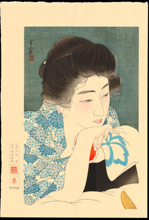 Torii Kotondo: No. 4 - Morning Hair - 朝寝髪 - Ohmi Gallery