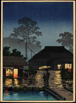 Tsuchiya Koitsu: Long Spell of Rain - 長雨 - Ohmi Gallery
