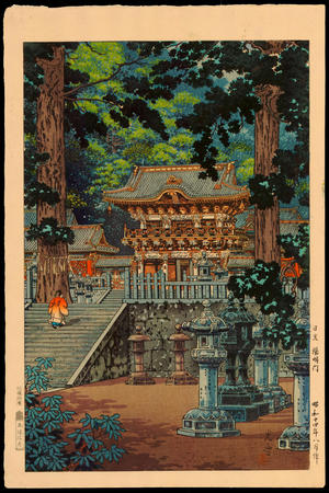 風光礼讃: The Gate Yomei, the Nikko Shrine - 日光陽明門 - Ohmi Gallery