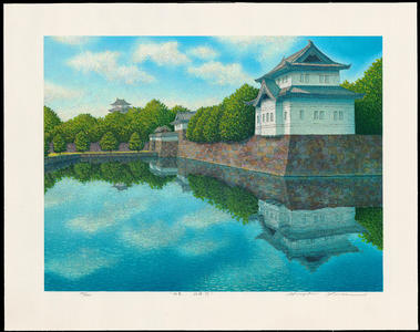 Yamaie Hisayuki: Early Summer at Kikyomon Gate - 初夏 桔梗門 - Ohmi Gallery