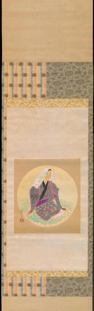 Japanese Print "Oharame- female vendor (1)" by Yurimoto, Keiko