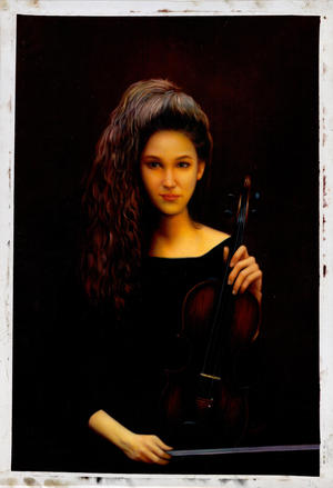 Zhangbo: Female Violin Player - Ohmi Gallery