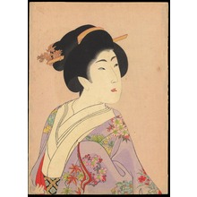 Toyohara Chikanobu: Fujin (a Woman) - 真美人 (1) - Ohmi Gallery