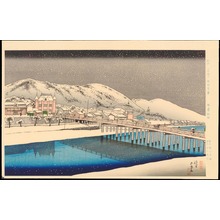 橋口五葉: Sanjo Bridge, Kyoto - 京都三条大橋 - Ohmi Gallery