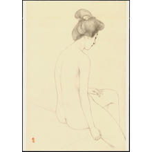 橋口五葉: Graphite on Paper Sketch 18 - Ohmi Gallery