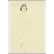 Hashiguchi Goyo: Graphite on Paper Sketch 20 - Ohmi Gallery