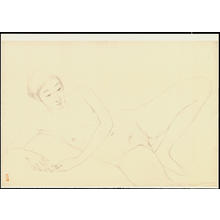 Hashiguchi Goyo: Graphite on Paper Sketch 22 - Ohmi Gallery