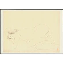 Hashiguchi Goyo: Graphite on Paper Sketch 23 - Ohmi Gallery