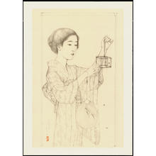 Hashiguchi Goyo: Graphite on Paper Sketch 3 - Ohmi Gallery