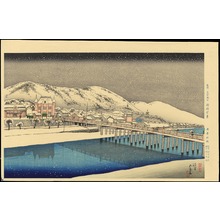 橋口五葉: Sanjo Bridge, Kyoto - 京都三条大橋 - Ohmi Gallery