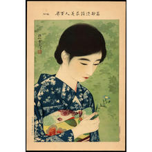 伊東深水: No. 17- Summer Flowers (1) - Ohmi Gallery