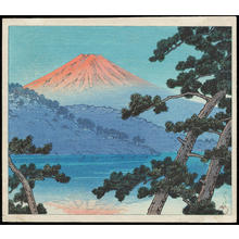 Kawase Hasui: Dawn over Lake Shoji - Ohmi Gallery