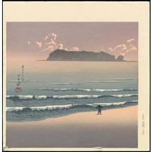 Estampe japonaise "Shichirigahama-Seven Mile Beach" par Kawase Hasui, 川瀬巴水 (Hasui, Kawase)