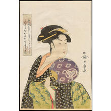 喜多川歌麿: The Beauty Ohisa from Takashimaya - 高島屋おひさ - Ohmi Gallery