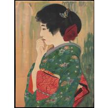 Ito Shinsui: Bijin Contemplating (1) - Ohmi Gallery