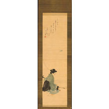 Takehisa Yumeji: Evening Time (with 31 syllable poem) - Ohmi Gallery