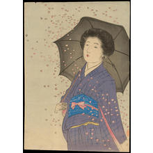 Takeuchi Keishu: Raining Cherry Petals (1) - Ohmi Gallery