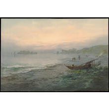 Terada E: Early Morning Beach Scene (1) - Ohmi Gallery