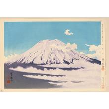 Tokuriki Tomikichiro: No. 16- Mt Fuji in Snow - 雲中の富士 - Ohmi Gallery