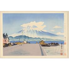 徳力富吉郎: No. 23- Fuji From Okitsu Beach - 興津海岸の冨士 - Ohmi Gallery