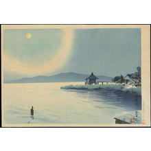 徳力富吉郎: Lake Biwa (Ohmi Katata Ukimi-do) - 琵琶湖 - Ohmi Gallery