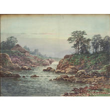 Uehara: Cottage by River Waterfall (1) - Ohmi Gallery
