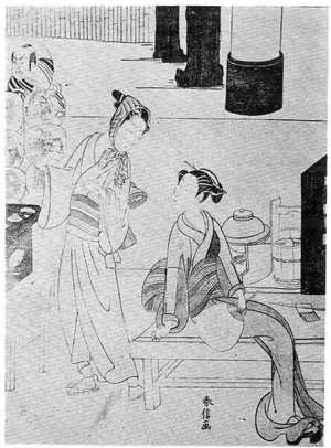 Suzuki Harunobu: （夏の画） - Ritsumeikan University