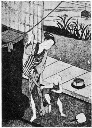 Suzuki Harunobu: （蚊帳美人） - Ritsumeikan University