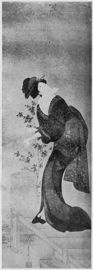 Utagawa Toyohiro: （手洗い） - Ritsumeikan University